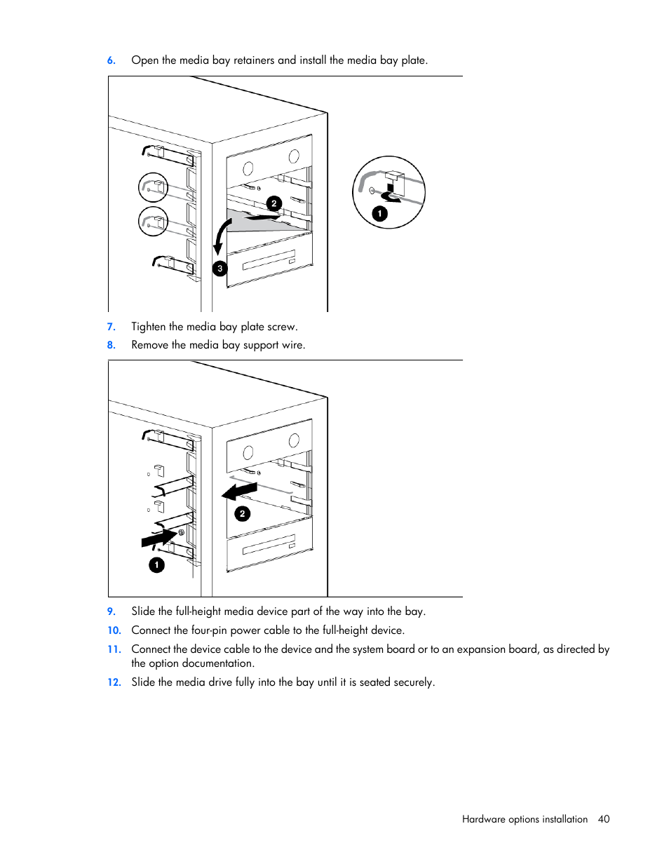 HP ProLiant ML110 G2 Server User Manual | Page 40 / 116