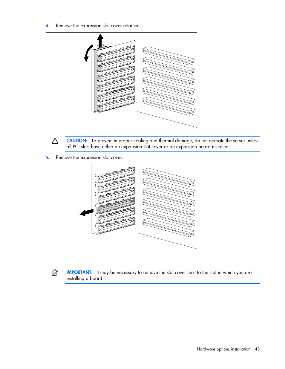 HP ProLiant ML110 G2 Server User Manual | Page 43 / 116