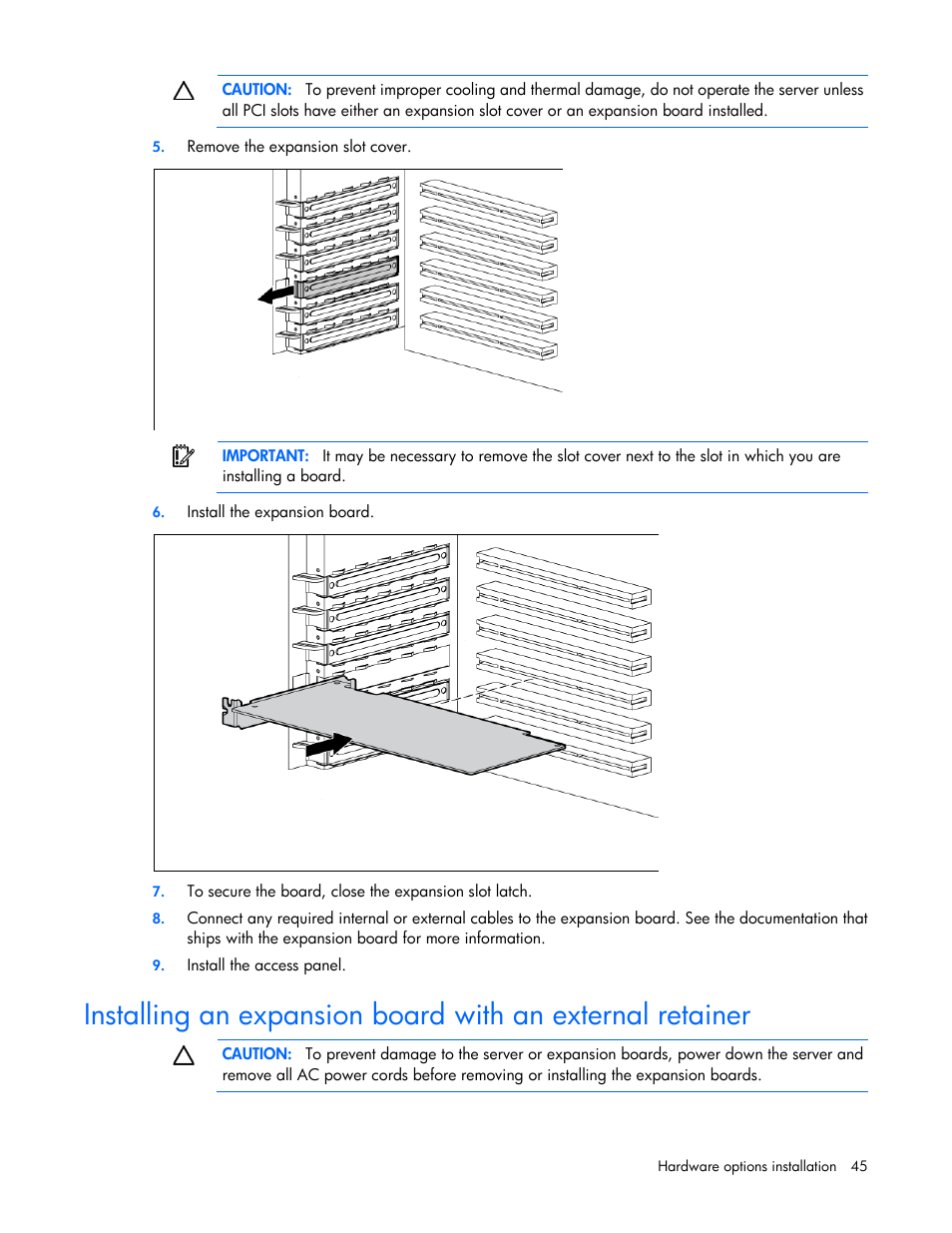 HP ProLiant ML110 G2 Server User Manual | Page 45 / 116