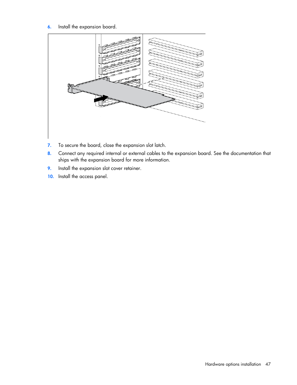 HP ProLiant ML110 G2 Server User Manual | Page 47 / 116