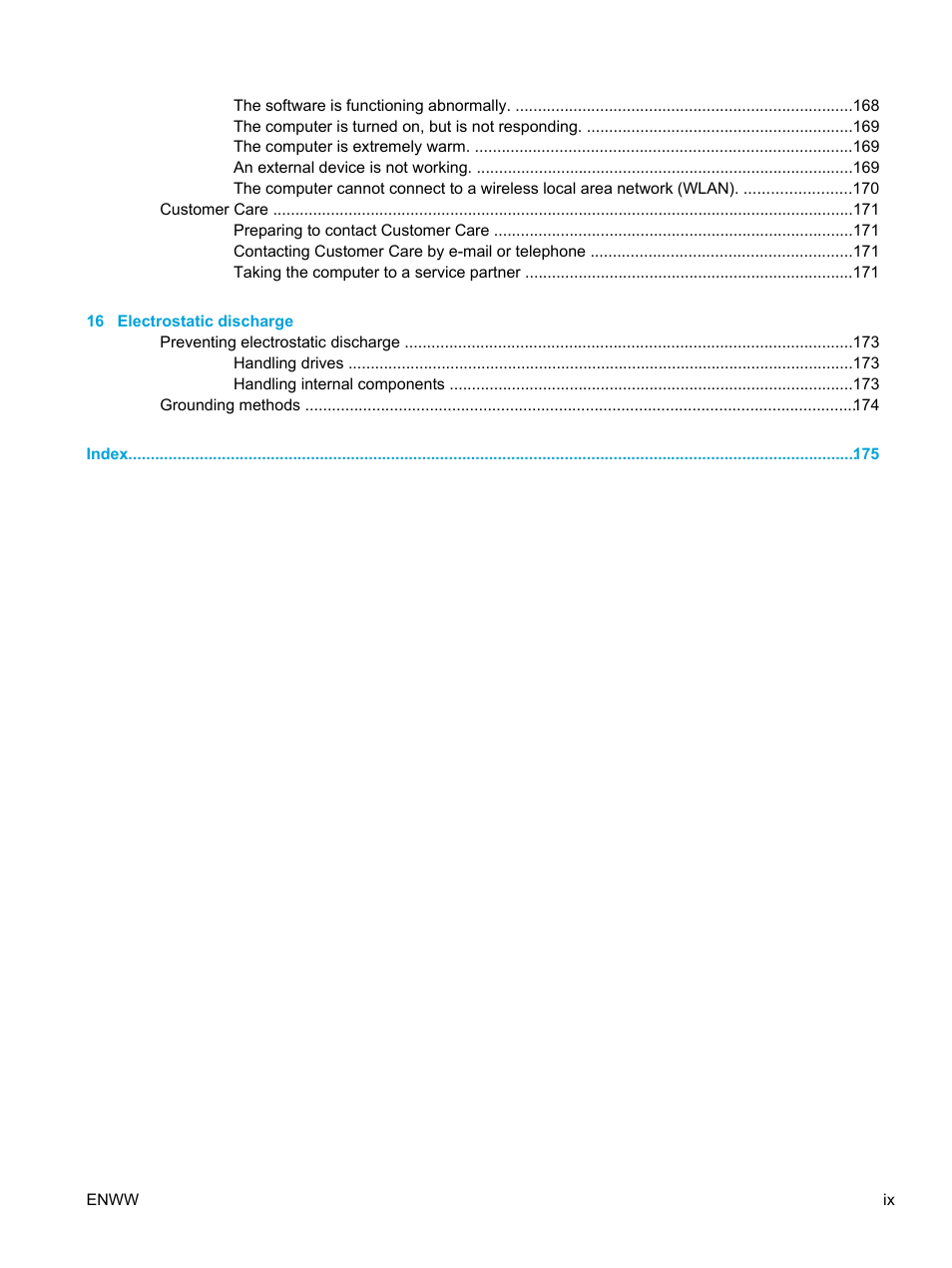 HP Pavilion dv5127eu Notebook PC User Manual | Page 9 / 192