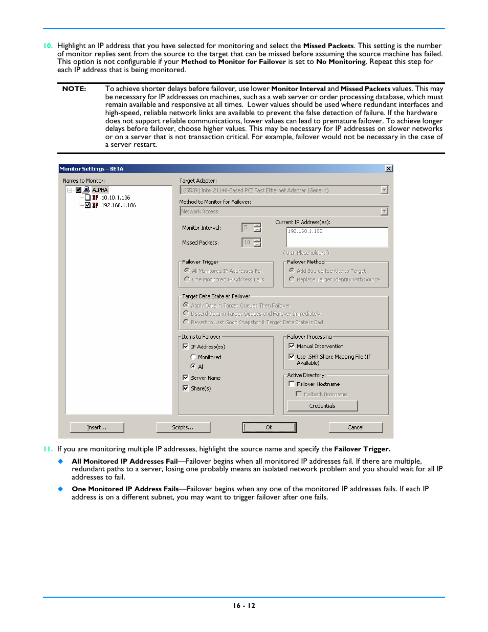 HP Storage Mirroring V5 Software User Manual | Page 134 / 212