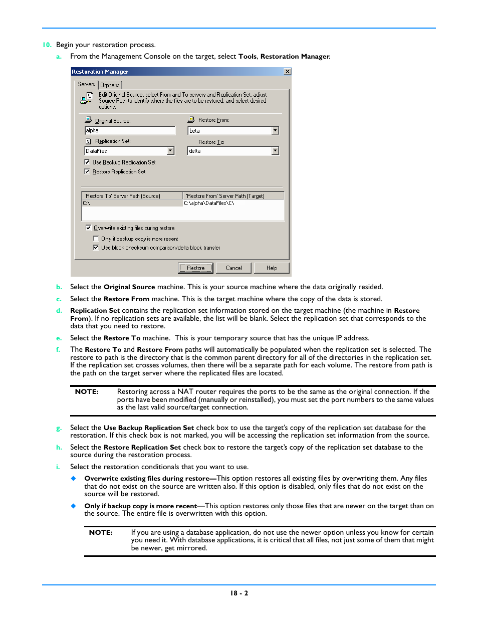 HP Storage Mirroring V5 Software User Manual | Page 143 / 212