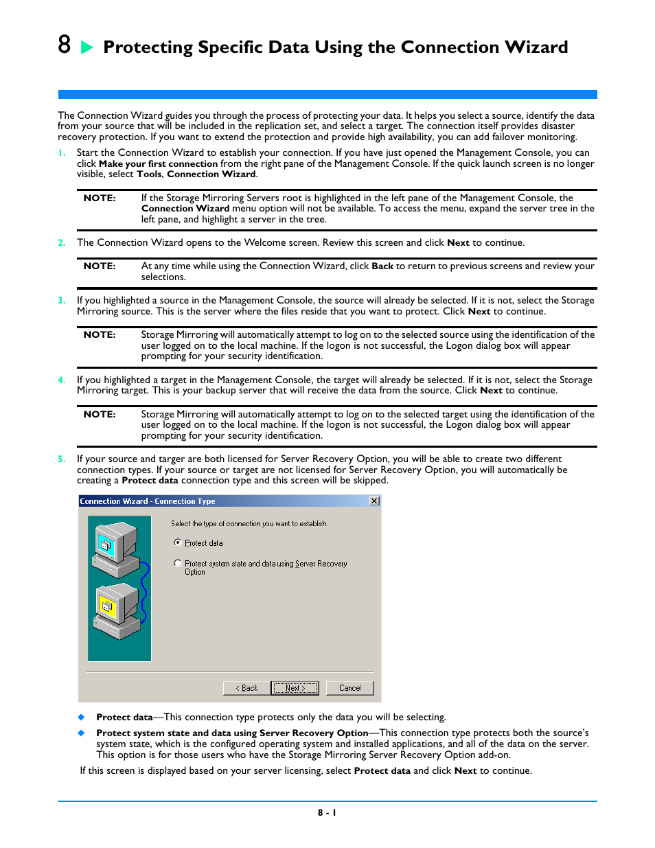 HP Storage Mirroring V5 Software User Manual | Page 66 / 212