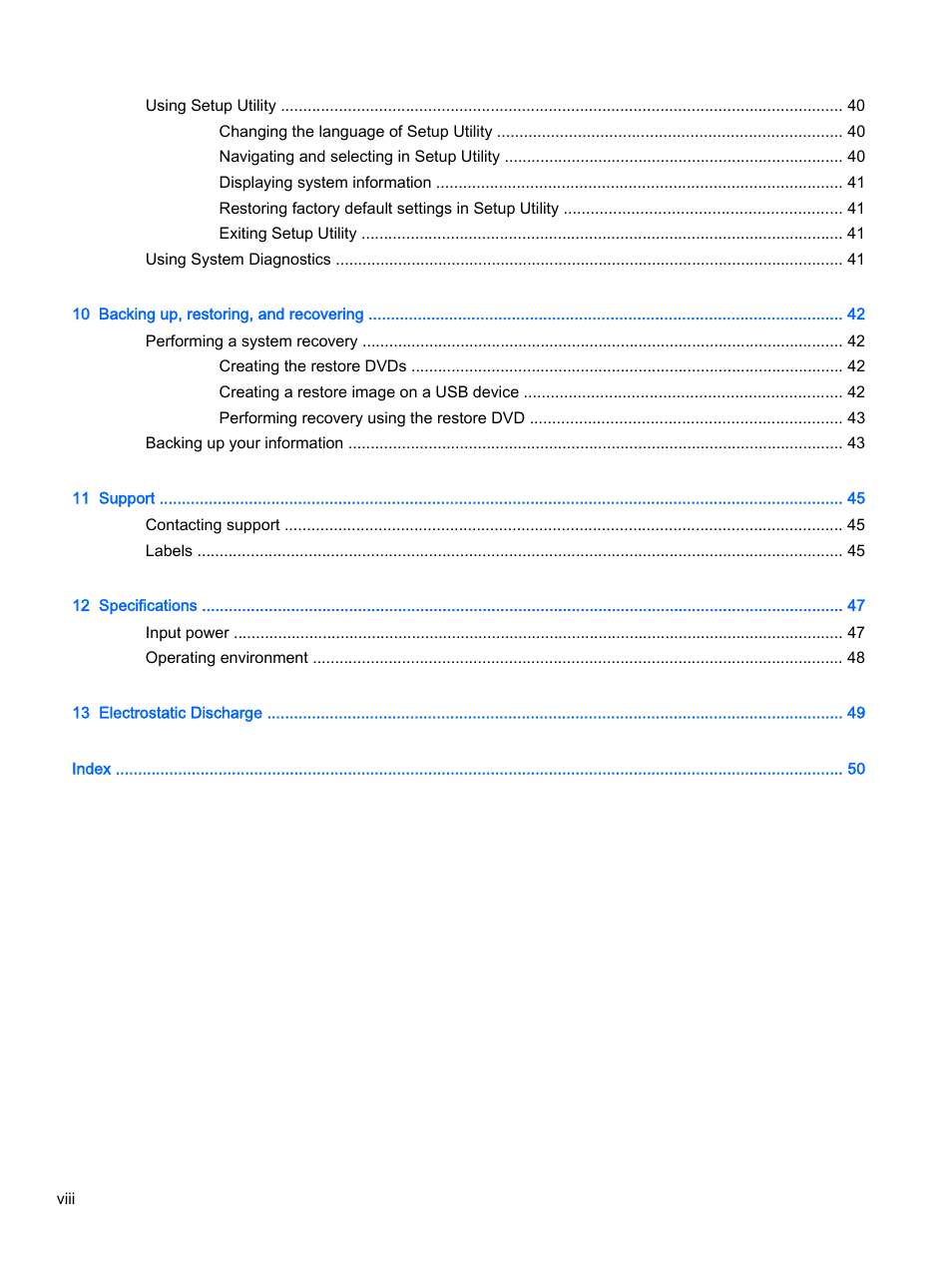 HP 15-d099nr TouchSmart Notebook PC User Manual | Page 8 / 59