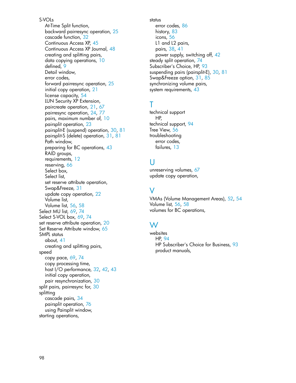 HP XP Business Copy Software User Manual | Page 98 / 98