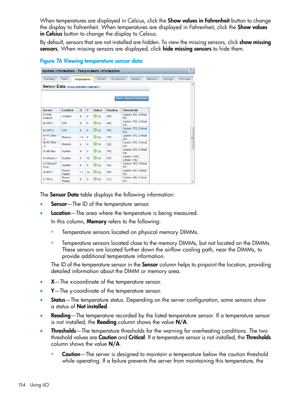 HP Integrated Lights-Out 4 User Manual | Page 154 / 356