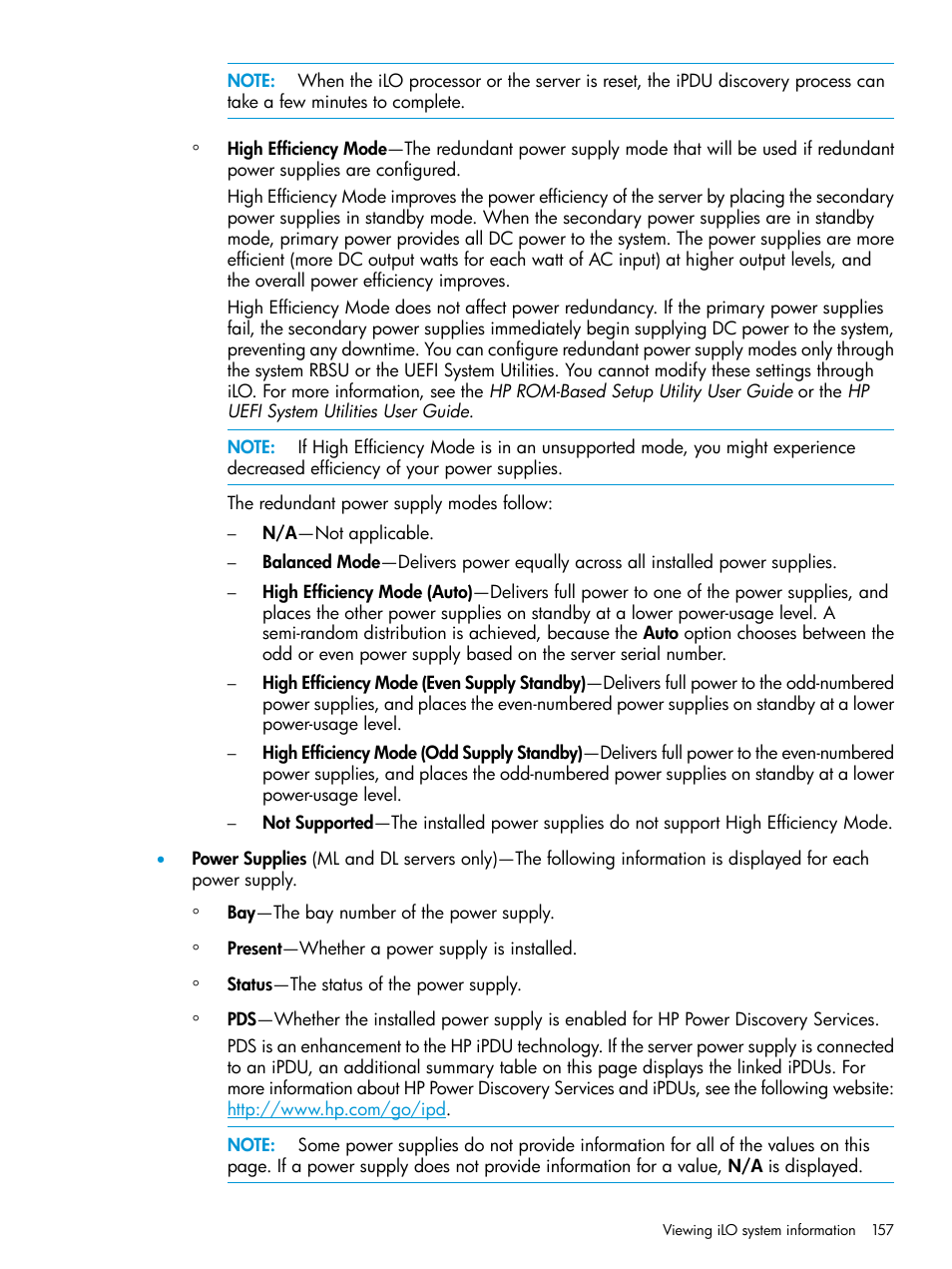 HP Integrated Lights-Out 4 User Manual | Page 157 / 356