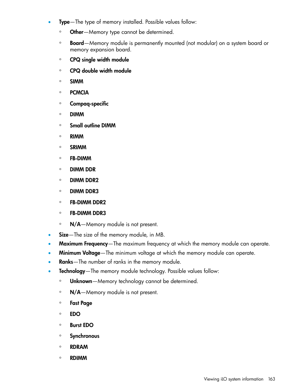 HP Integrated Lights-Out 4 User Manual | Page 163 / 356