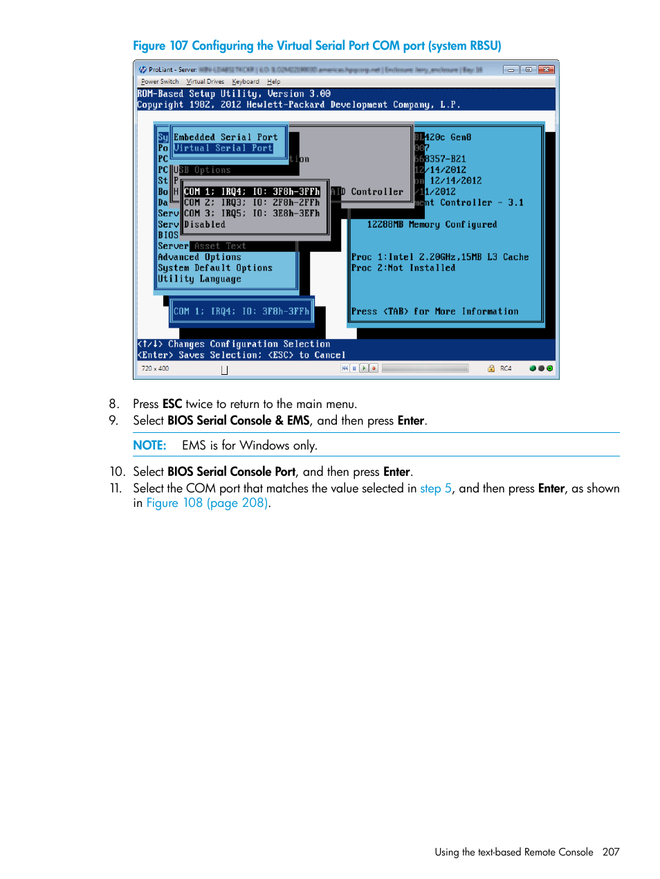 HP Integrated Lights-Out 4 User Manual | Page 207 / 356