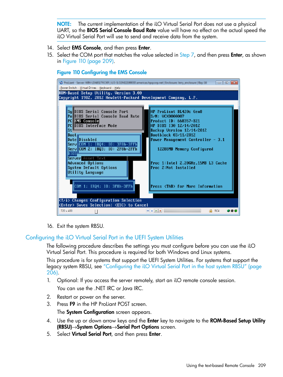 HP Integrated Lights-Out 4 User Manual | Page 209 / 356