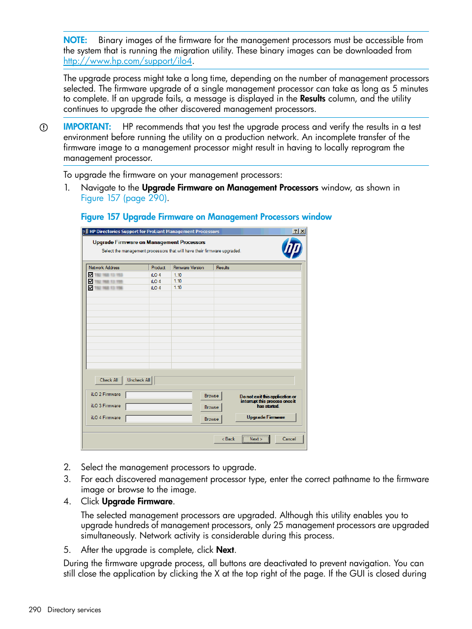 HP Integrated Lights-Out 4 User Manual | Page 290 / 356