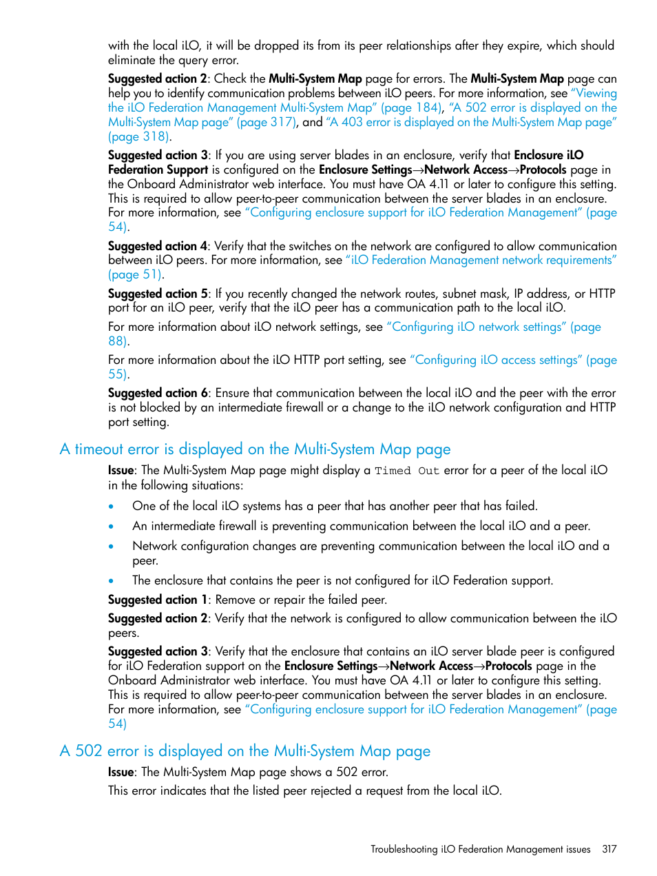 HP Integrated Lights-Out 4 User Manual | Page 317 / 356