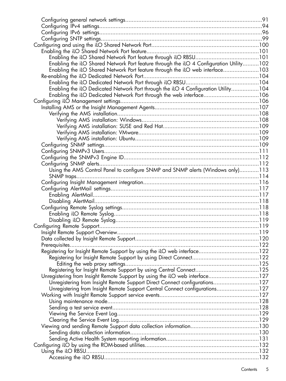 HP Integrated Lights-Out 4 User Manual | Page 5 / 356