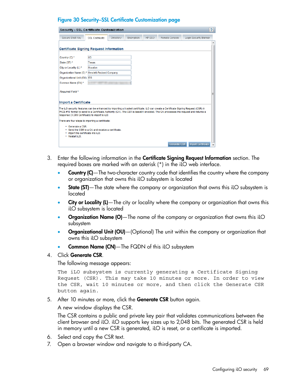 HP Integrated Lights-Out 4 User Manual | Page 69 / 356