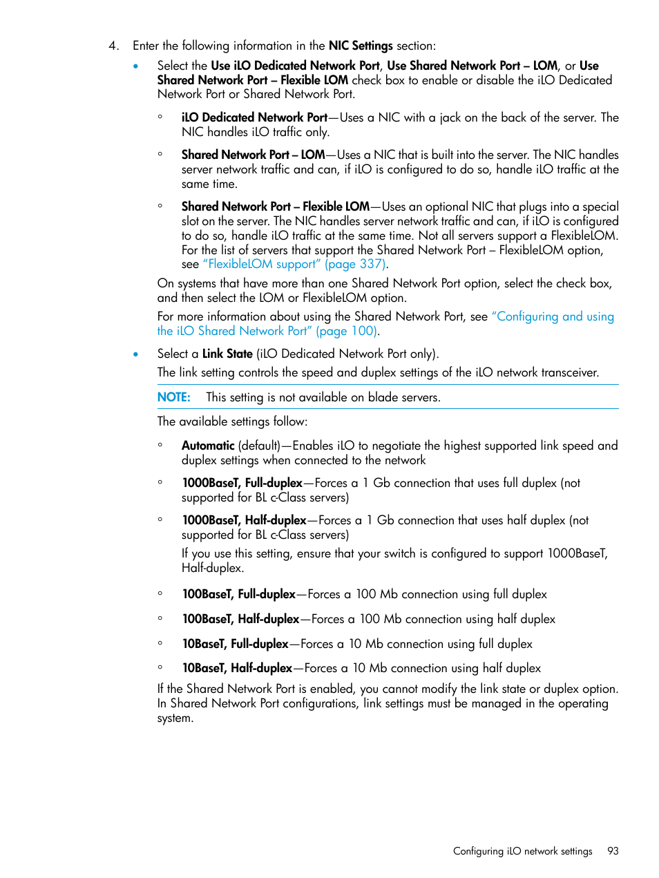 HP Integrated Lights-Out 4 User Manual | Page 93 / 356