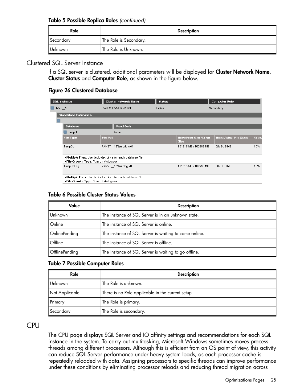 Clustered sql server instance | HP ProLiant DL980 G7 Server User Manual | Page 25 / 35