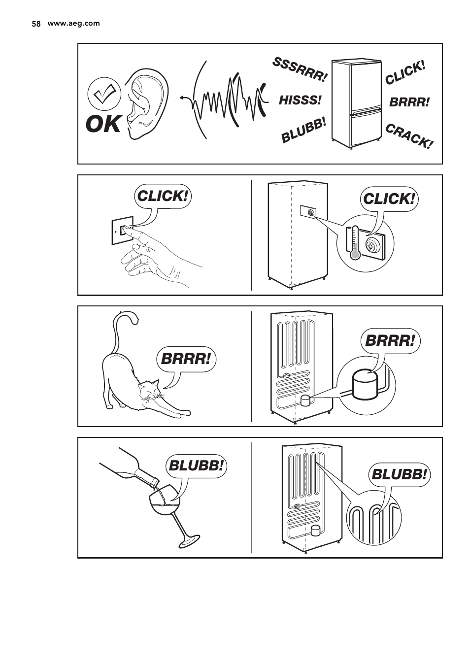 AEG S53400CSS0 User Manual | Page 58 / 84