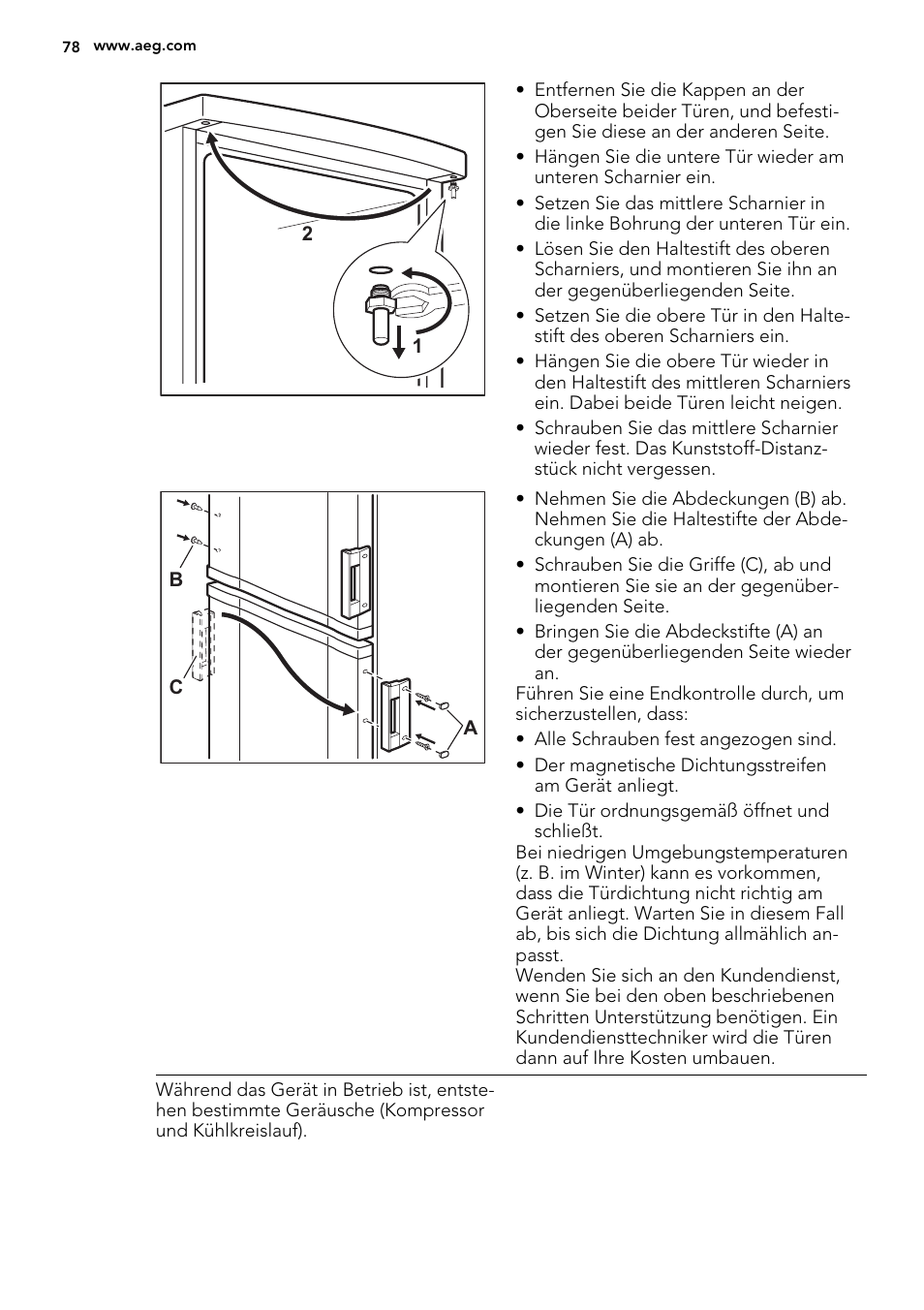 AEG S53400CSS0 User Manual | Page 78 / 84