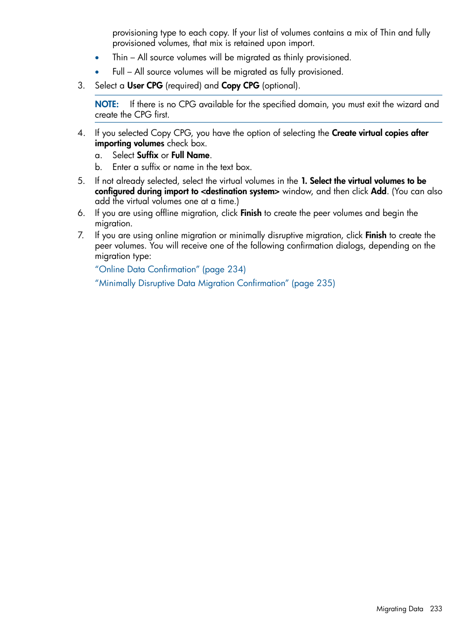 HP 3PAR Operating System Software User Manual | Page 233 / 424