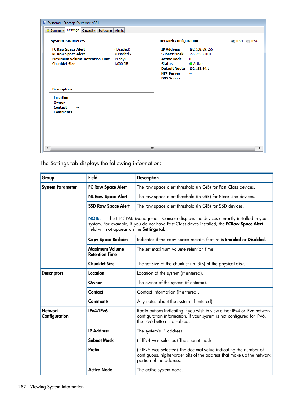 HP 3PAR Operating System Software User Manual | Page 282 / 424