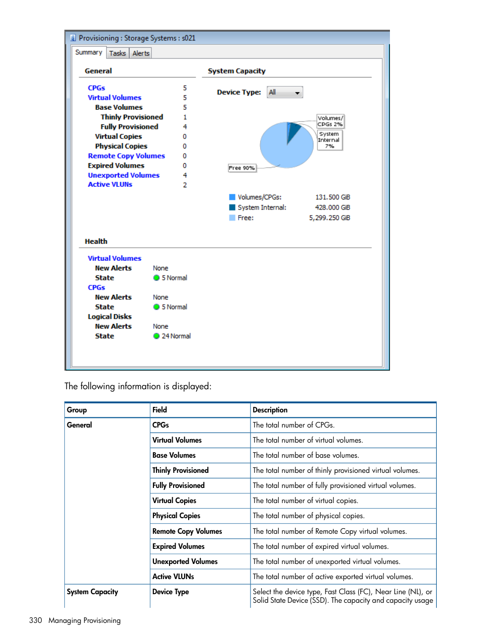 HP 3PAR Operating System Software User Manual | Page 330 / 424