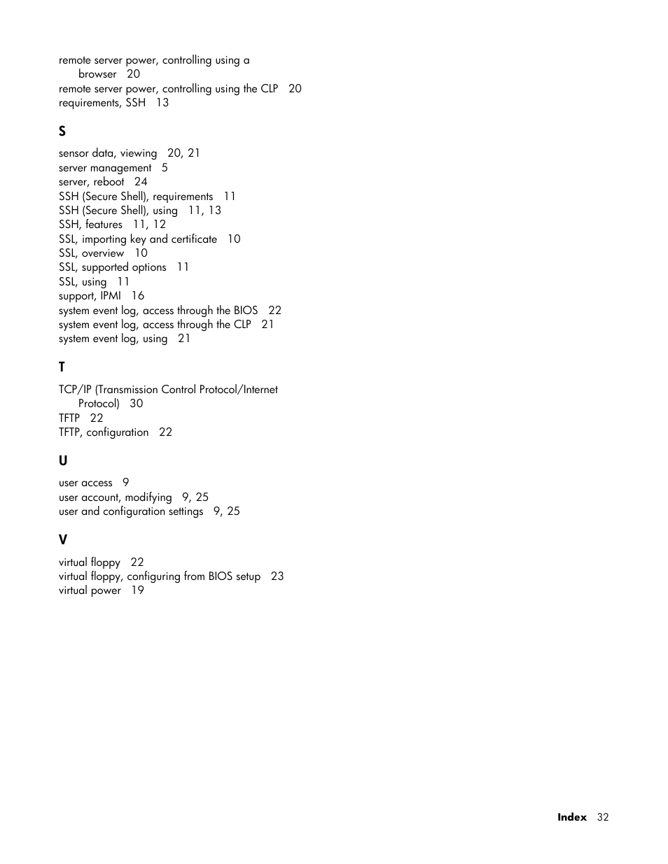 HP Lights-Out 100 Remote Management User Manual | Page 32 / 32