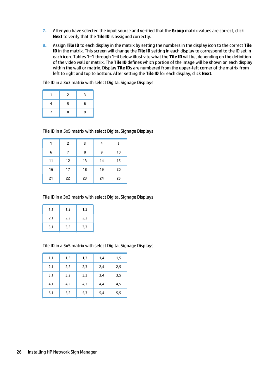 HP LD5535 55-inch LED Digital Signage Display User Manual | Page 32 / 41
