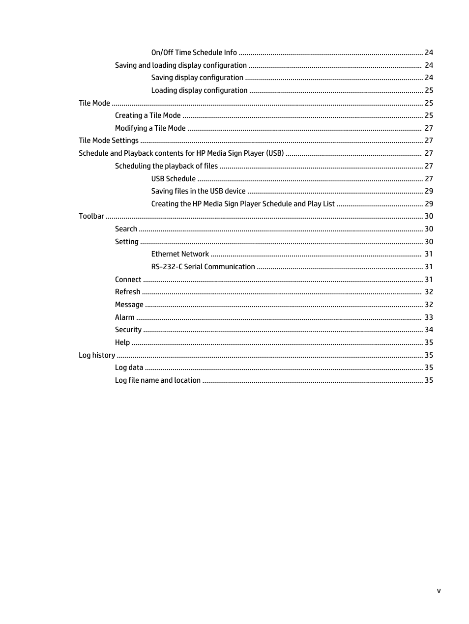 HP LD5535 55-inch LED Digital Signage Display User Manual | Page 5 / 41