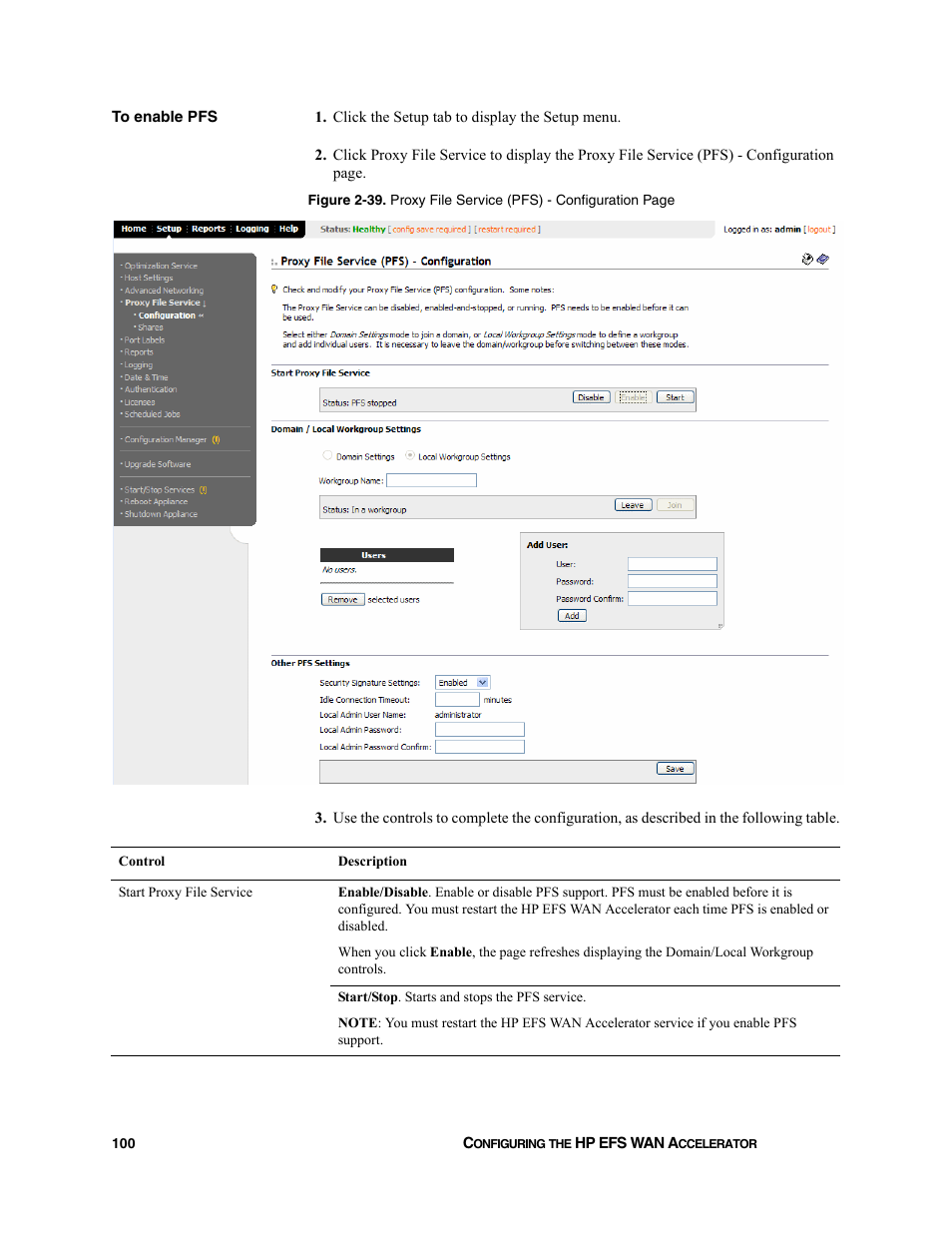 HP StorageWorks Enterprise File Services WAN Accelerator User Manual | Page 100 / 232