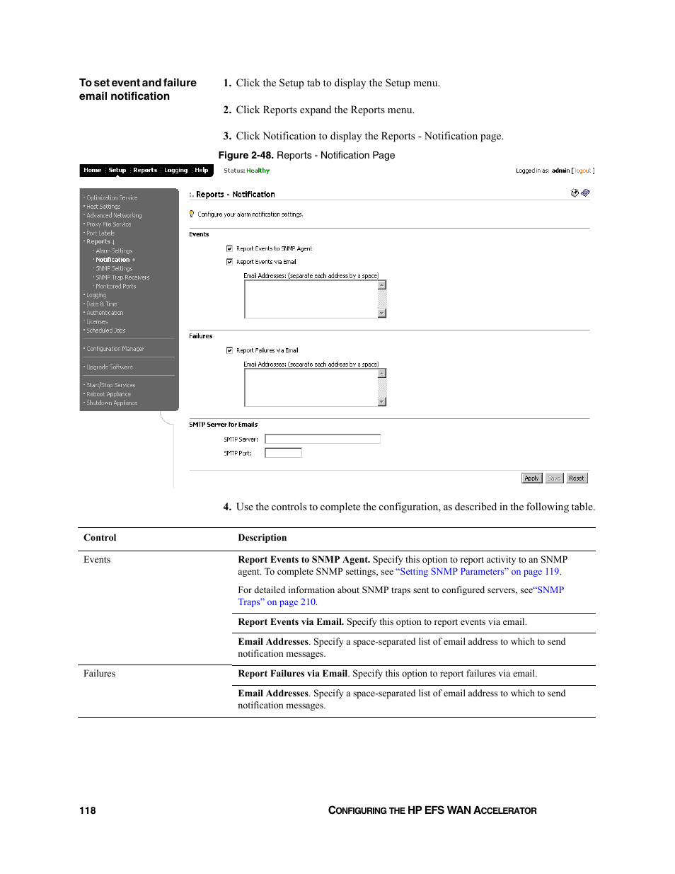 HP StorageWorks Enterprise File Services WAN Accelerator User Manual | Page 118 / 232