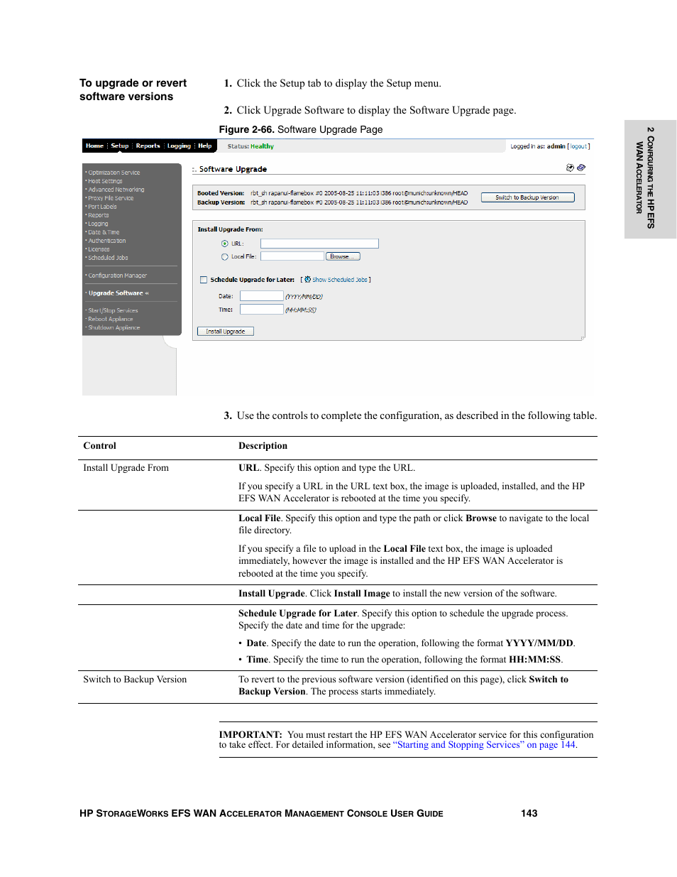 HP StorageWorks Enterprise File Services WAN Accelerator User Manual | Page 143 / 232