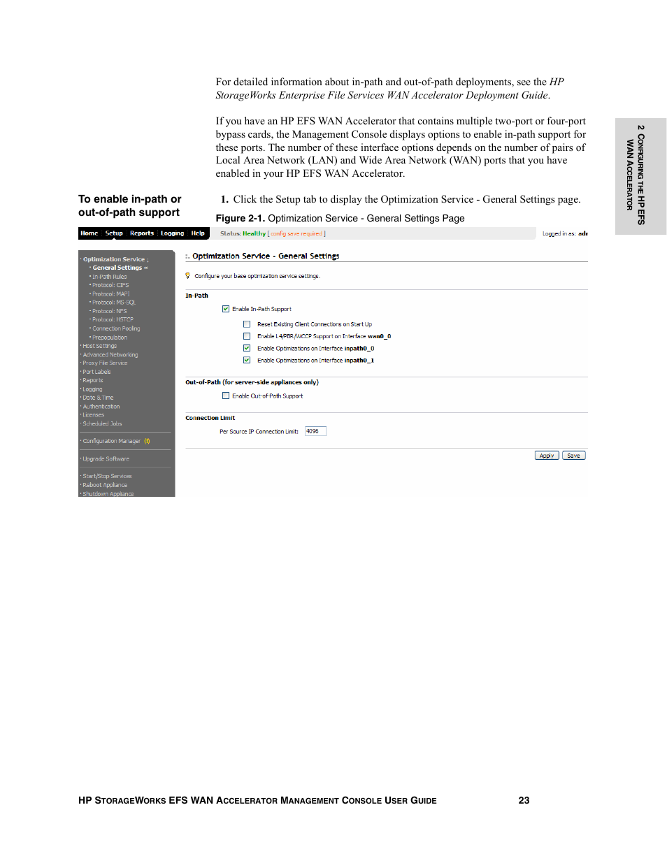 HP StorageWorks Enterprise File Services WAN Accelerator User Manual | Page 23 / 232