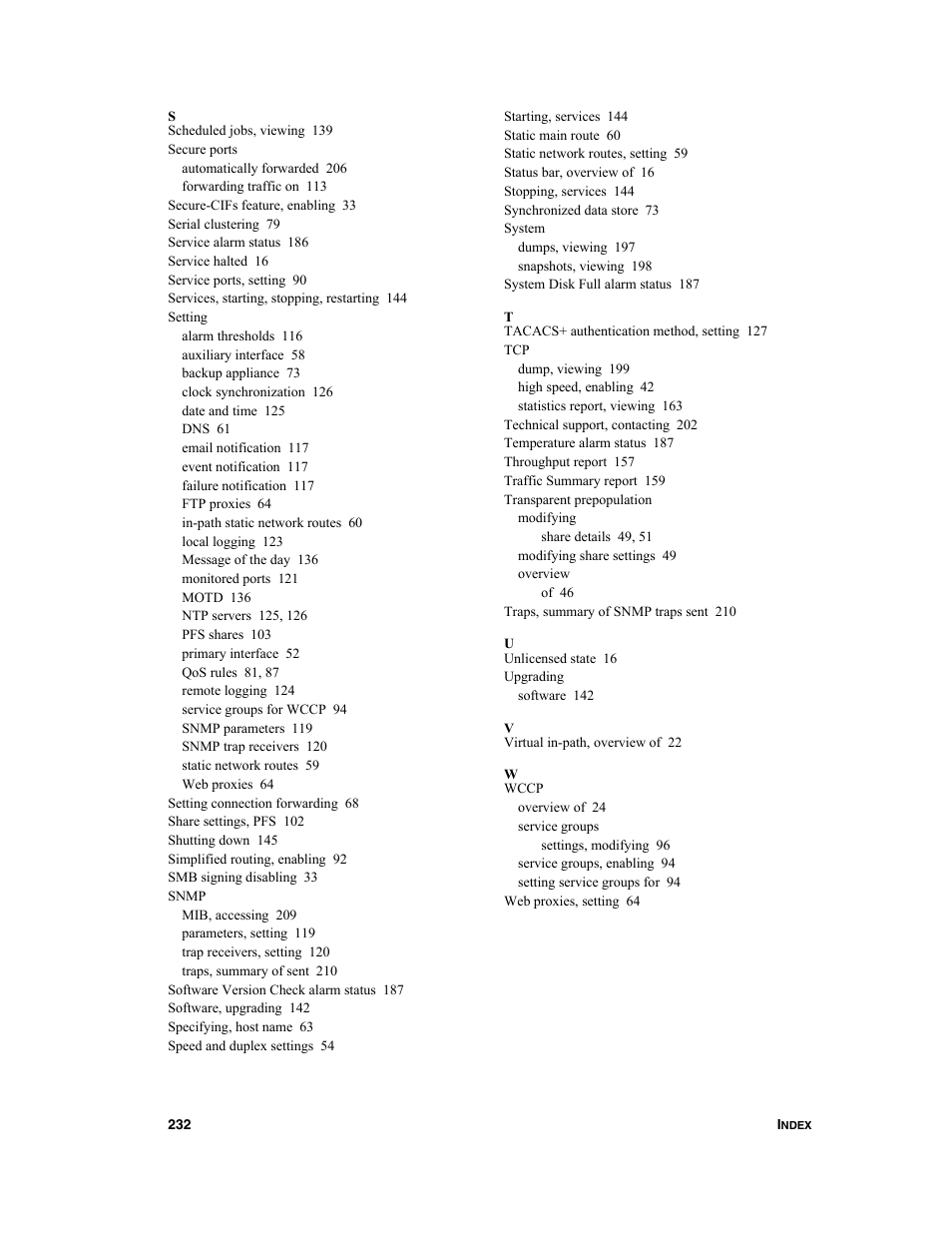 HP StorageWorks Enterprise File Services WAN Accelerator User Manual | Page 232 / 232