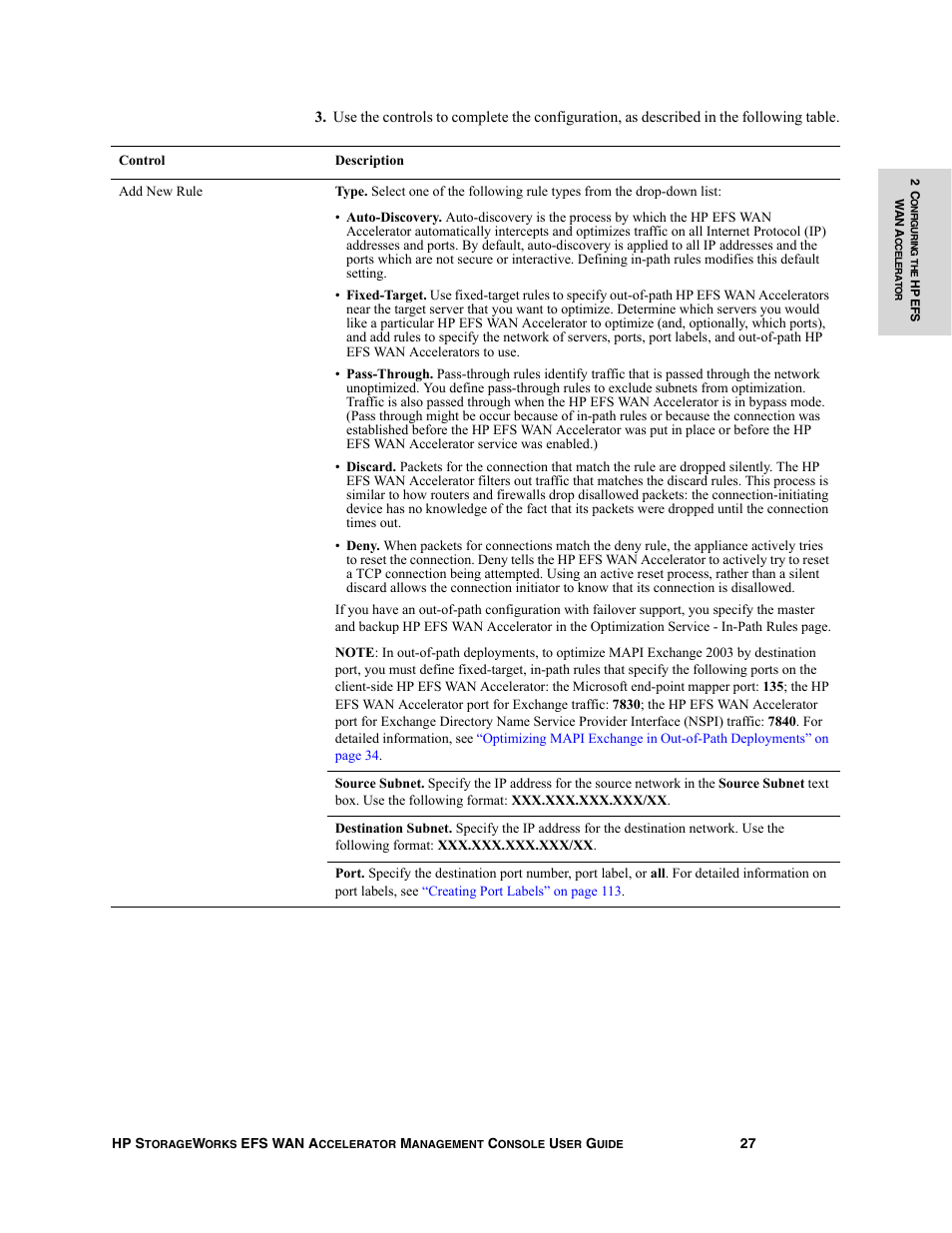 HP StorageWorks Enterprise File Services WAN Accelerator User Manual | Page 27 / 232