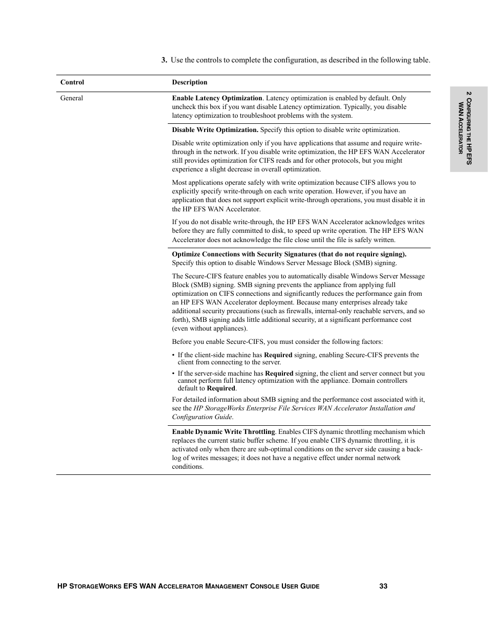 HP StorageWorks Enterprise File Services WAN Accelerator User Manual | Page 33 / 232