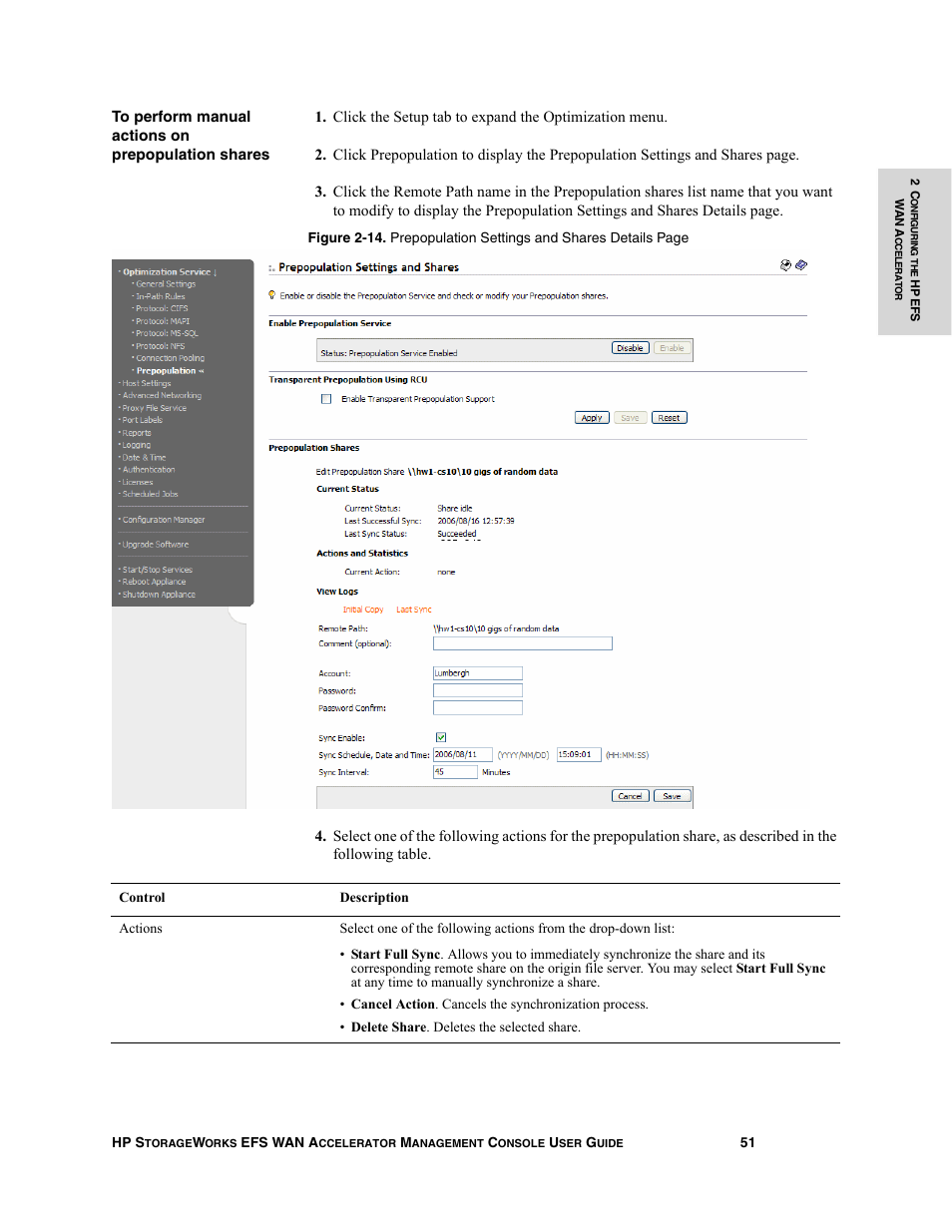 HP StorageWorks Enterprise File Services WAN Accelerator User Manual | Page 51 / 232