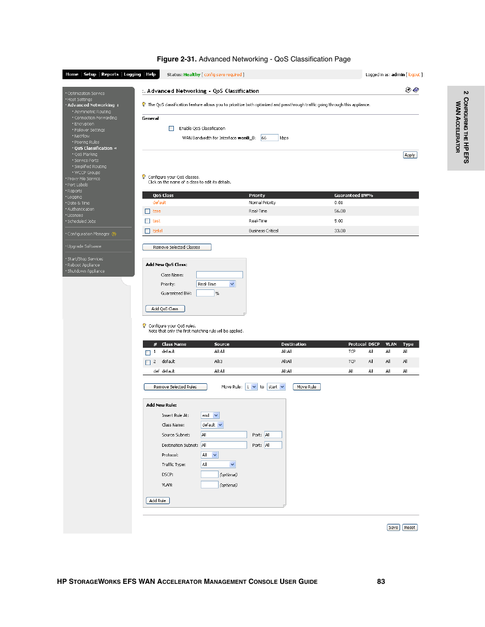 HP StorageWorks Enterprise File Services WAN Accelerator User Manual | Page 83 / 232