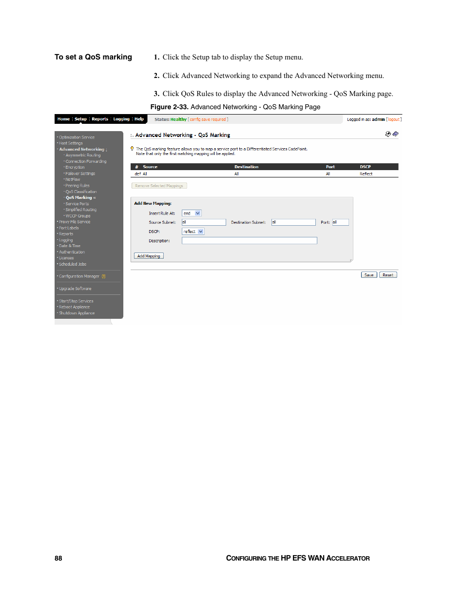 HP StorageWorks Enterprise File Services WAN Accelerator User Manual | Page 88 / 232