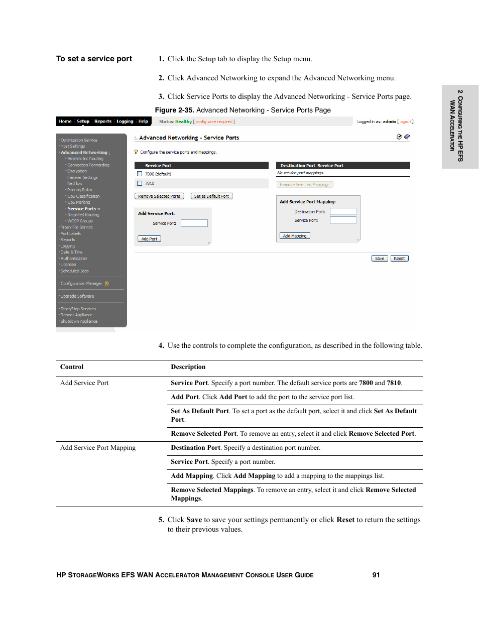 HP StorageWorks Enterprise File Services WAN Accelerator User Manual | Page 91 / 232