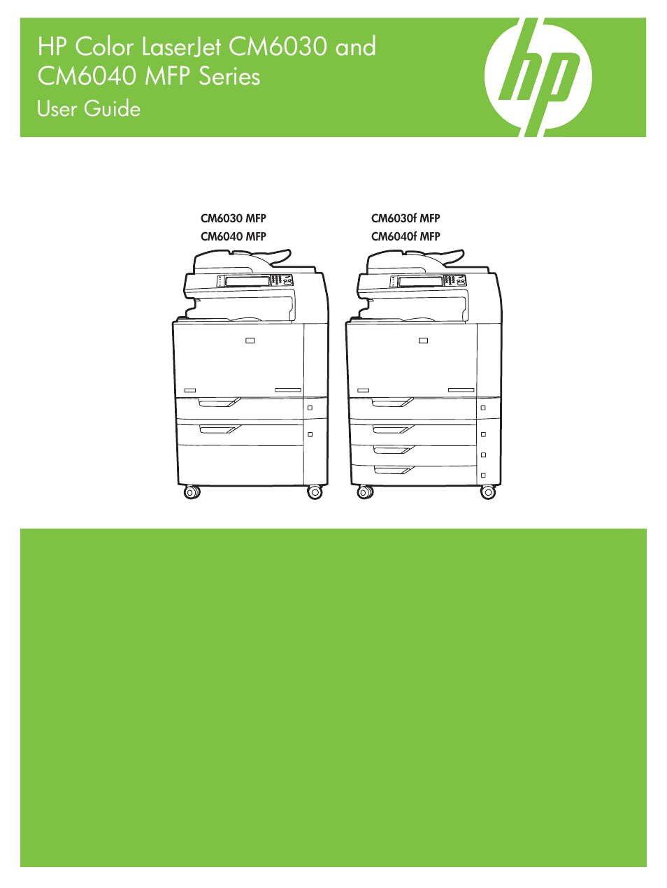 HP Color LaserJet CM6030CM6040 Multifunction Printer series User Manual | 338 pages