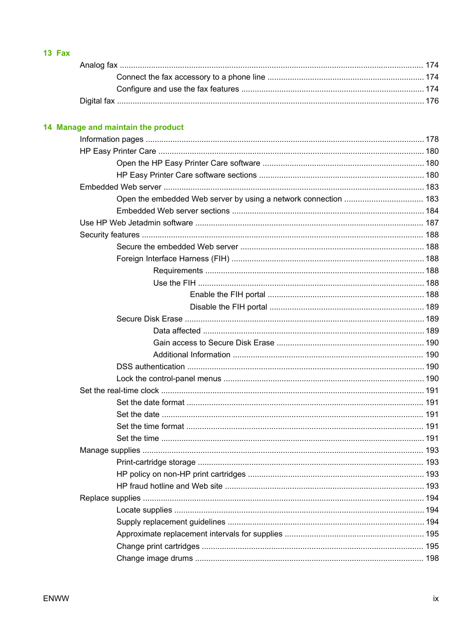 HP Color LaserJet CM6030CM6040 Multifunction Printer series User Manual | Page 11 / 338