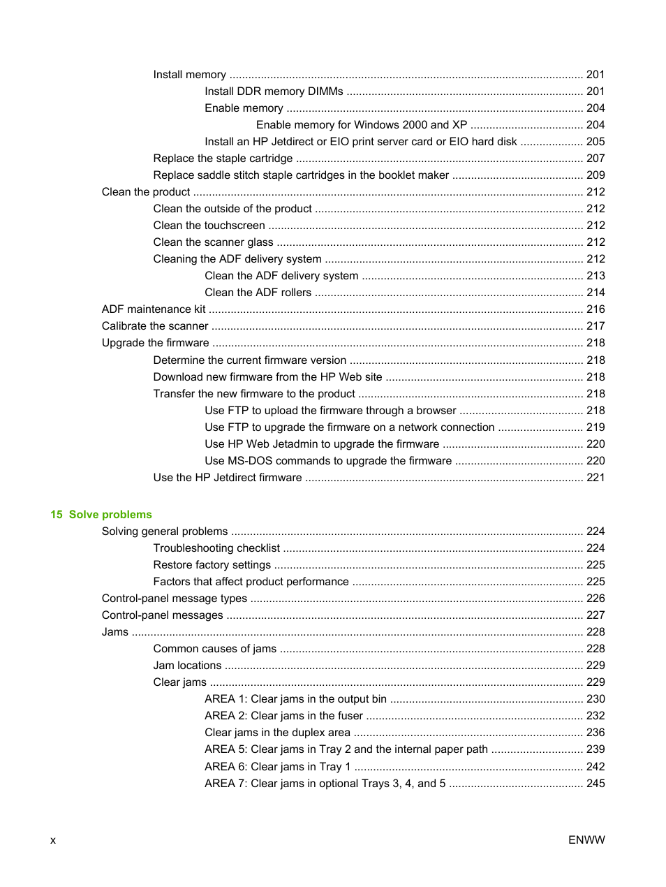 HP Color LaserJet CM6030CM6040 Multifunction Printer series User Manual | Page 12 / 338