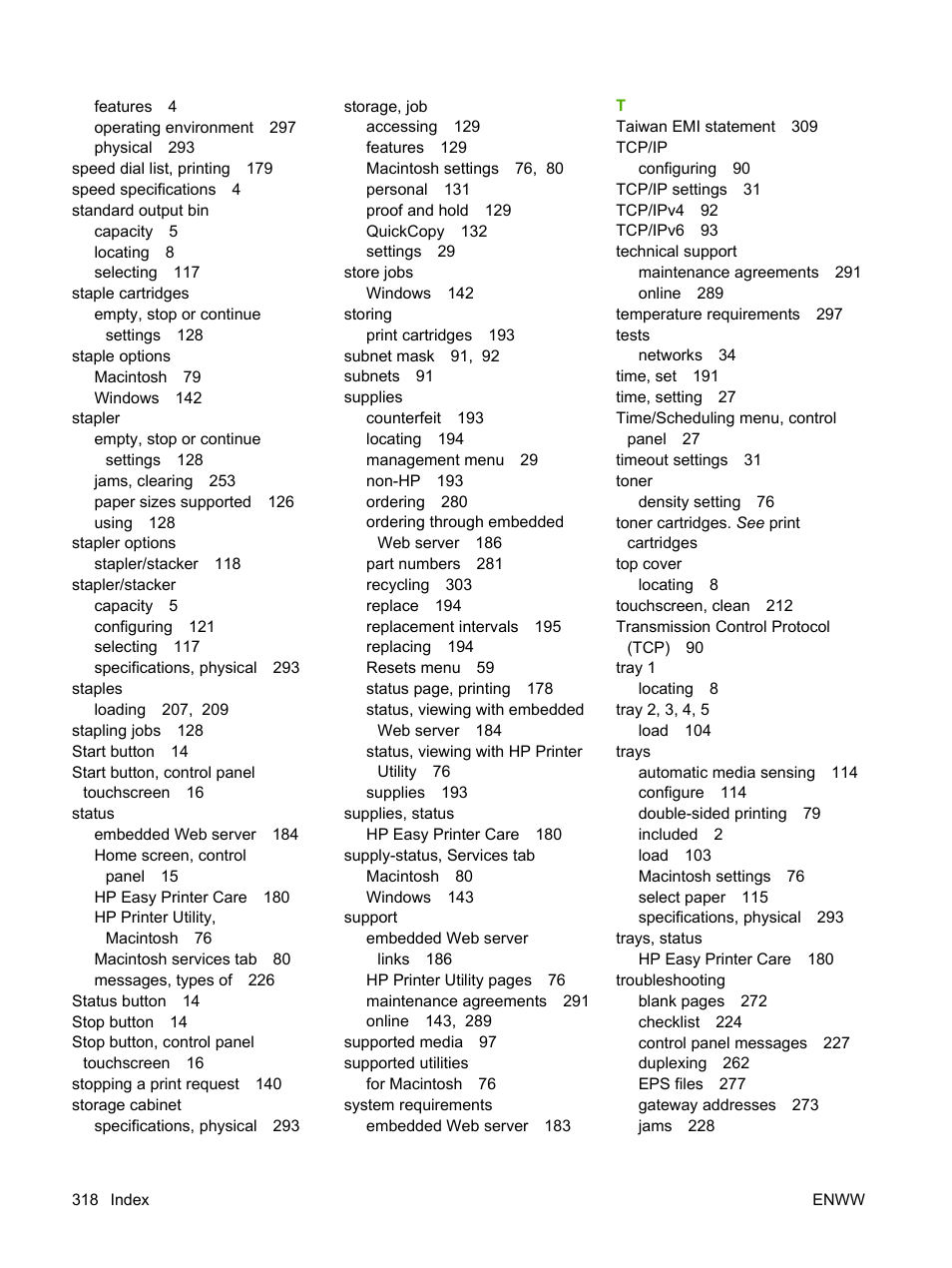 HP Color LaserJet CM6030CM6040 Multifunction Printer series User Manual | Page 334 / 338