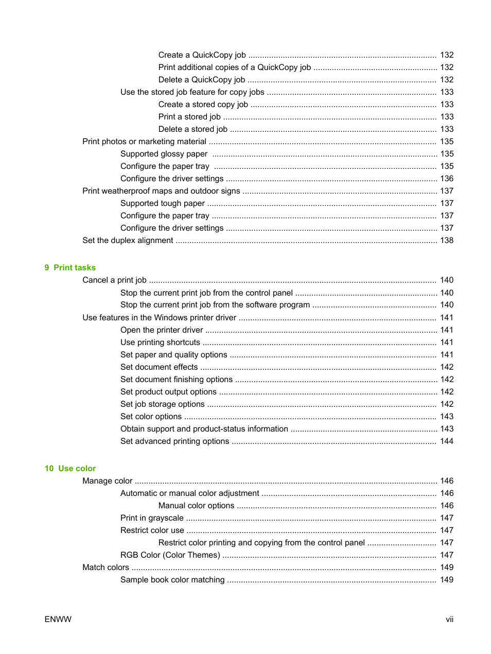 HP Color LaserJet CM6030CM6040 Multifunction Printer series User Manual | Page 9 / 338
