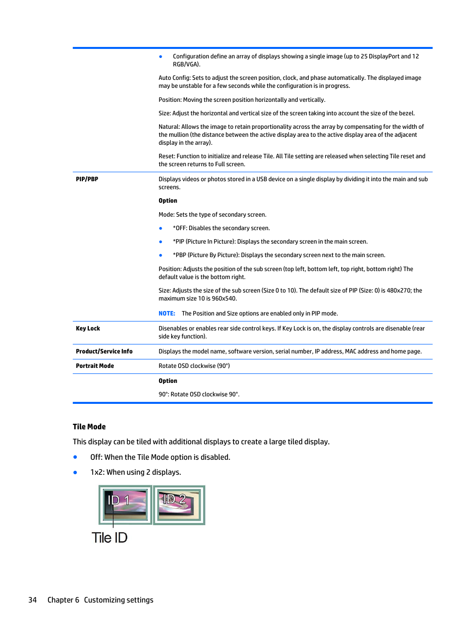 HP LD4235 41.92-inch LED Digital Signage Display User Manual | Page 44 / 111
