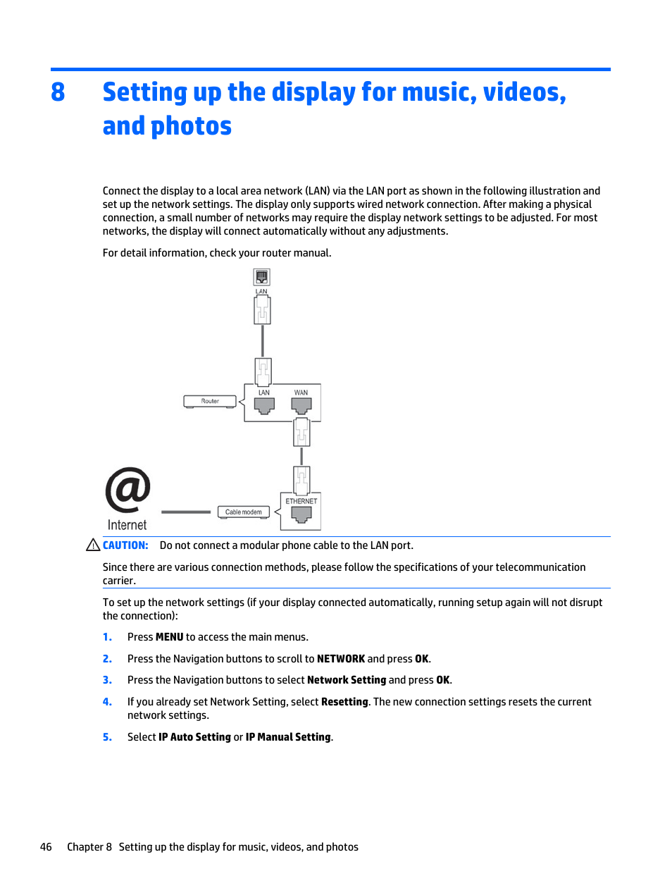 HP LD4235 41.92-inch LED Digital Signage Display User Manual | Page 56 / 111
