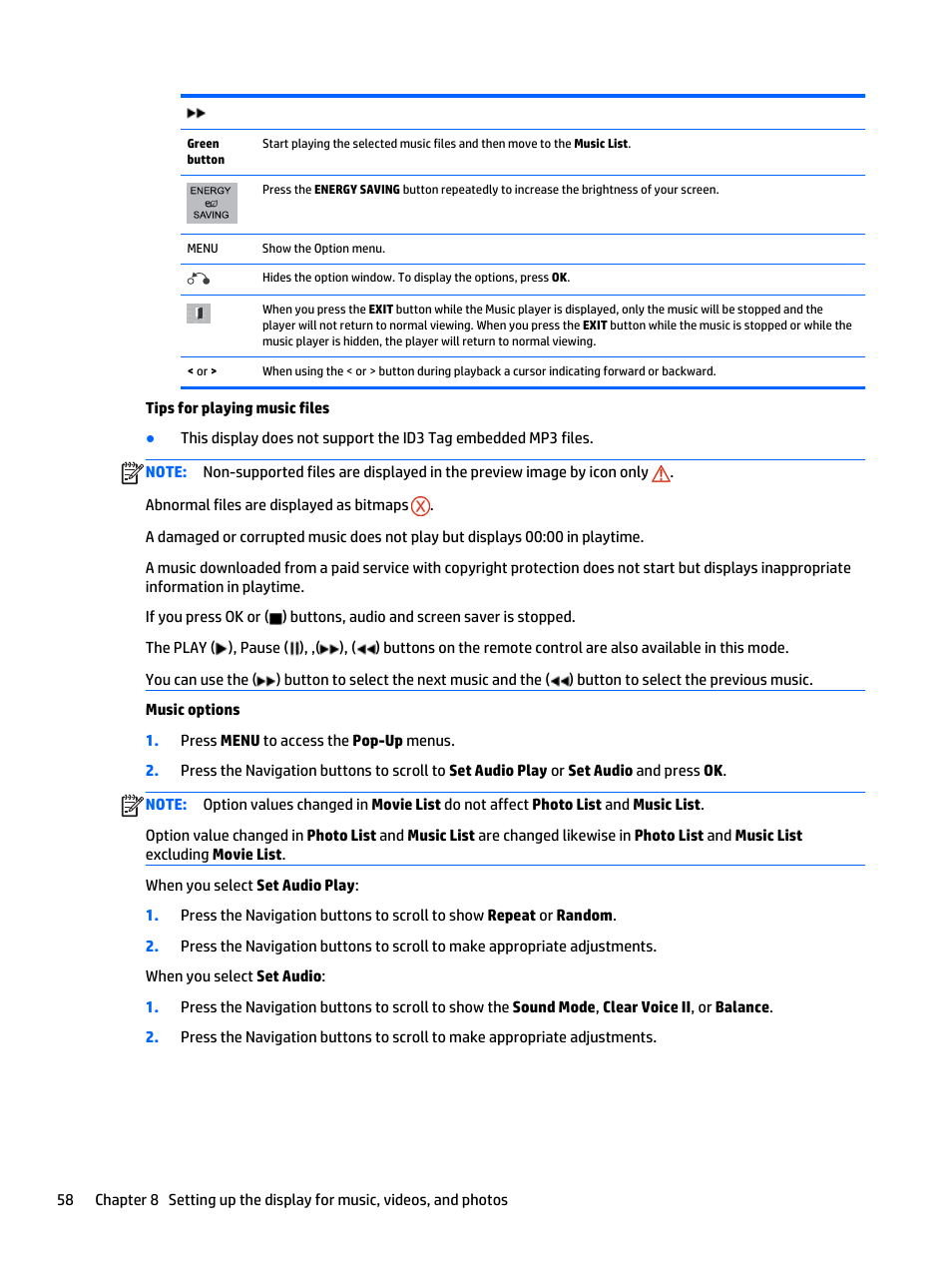 HP LD4235 41.92-inch LED Digital Signage Display User Manual | Page 68 / 111