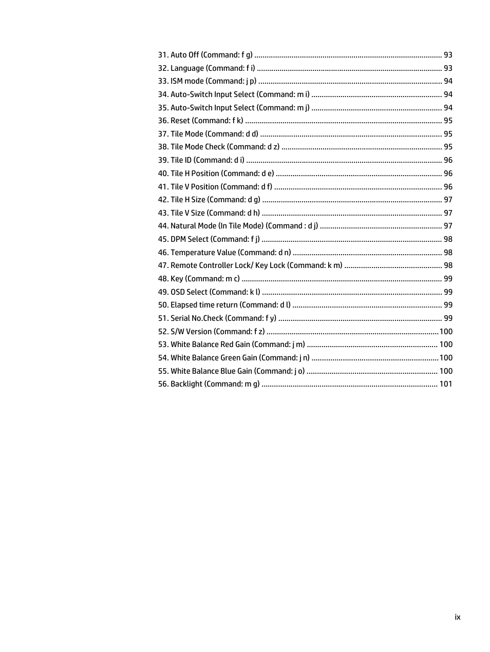 HP LD4235 41.92-inch LED Digital Signage Display User Manual | Page 9 / 111