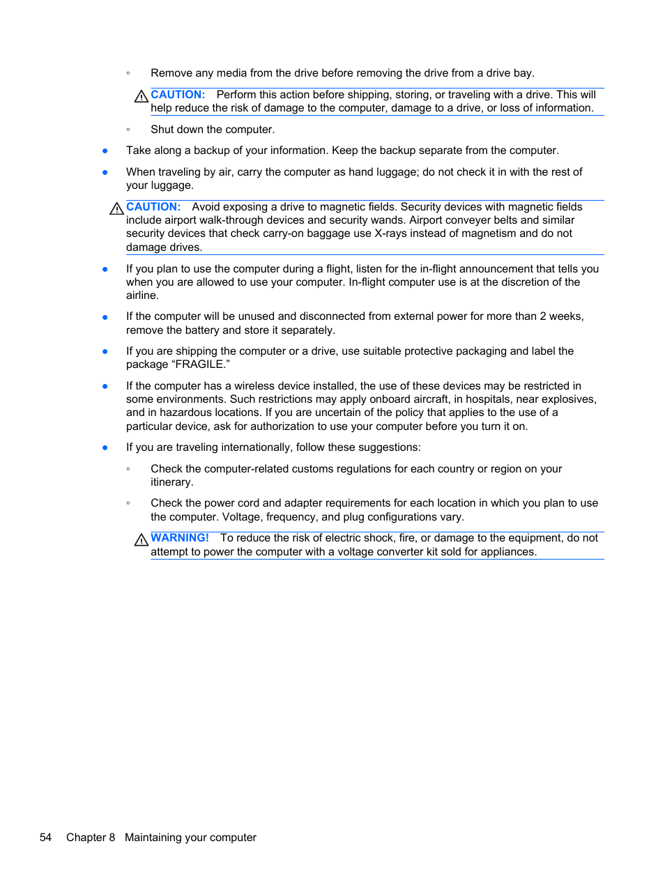 HP Pavilion g7-2254ca Notebook PC User Manual | Page 64 / 84